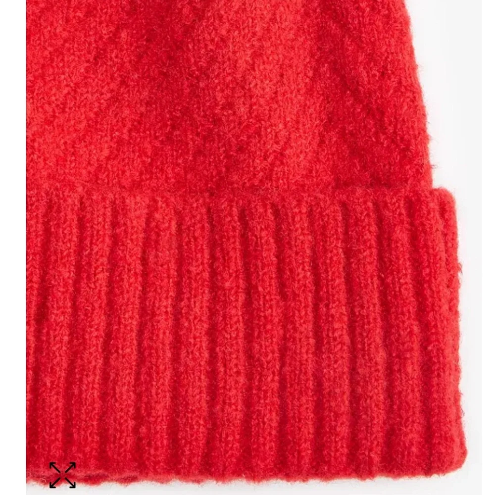 INC Red Beanie and‎ Glove Set